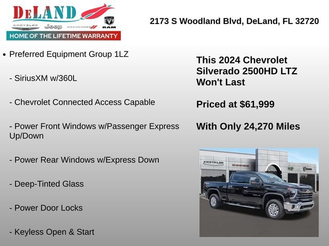 Used 2024 Chevrolet Silverado 2500 LTZ w/ LTZ Premium Package AWD/4WD image 6