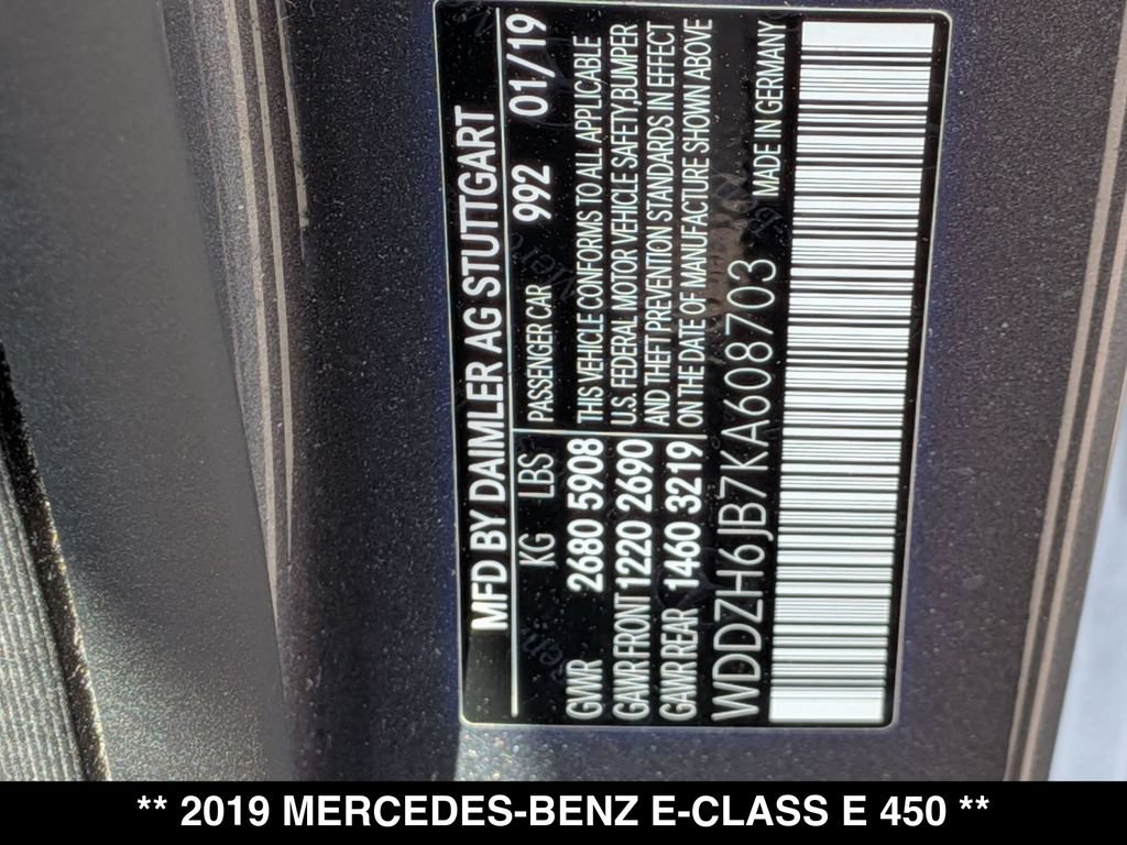 Certified 2019 Mercedes-Benz E 450 4MATIC Wagon image 30