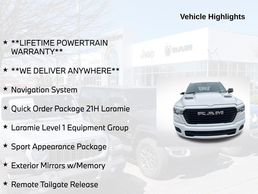 Used 2025 RAM 1500 Laramie w/ Sport Appearance Package image 5