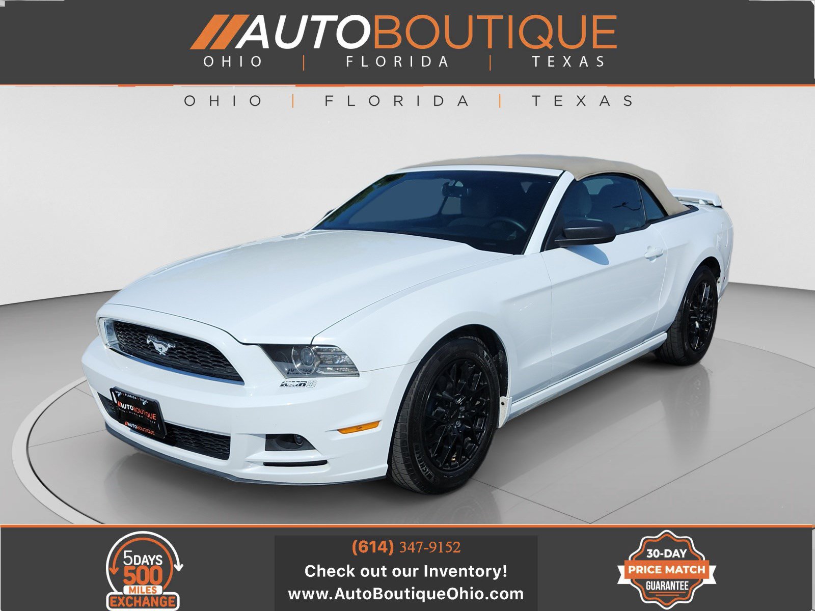 Used 2014 Ford Mustang Convertible w/ Equipment Group 102A RWD image 1