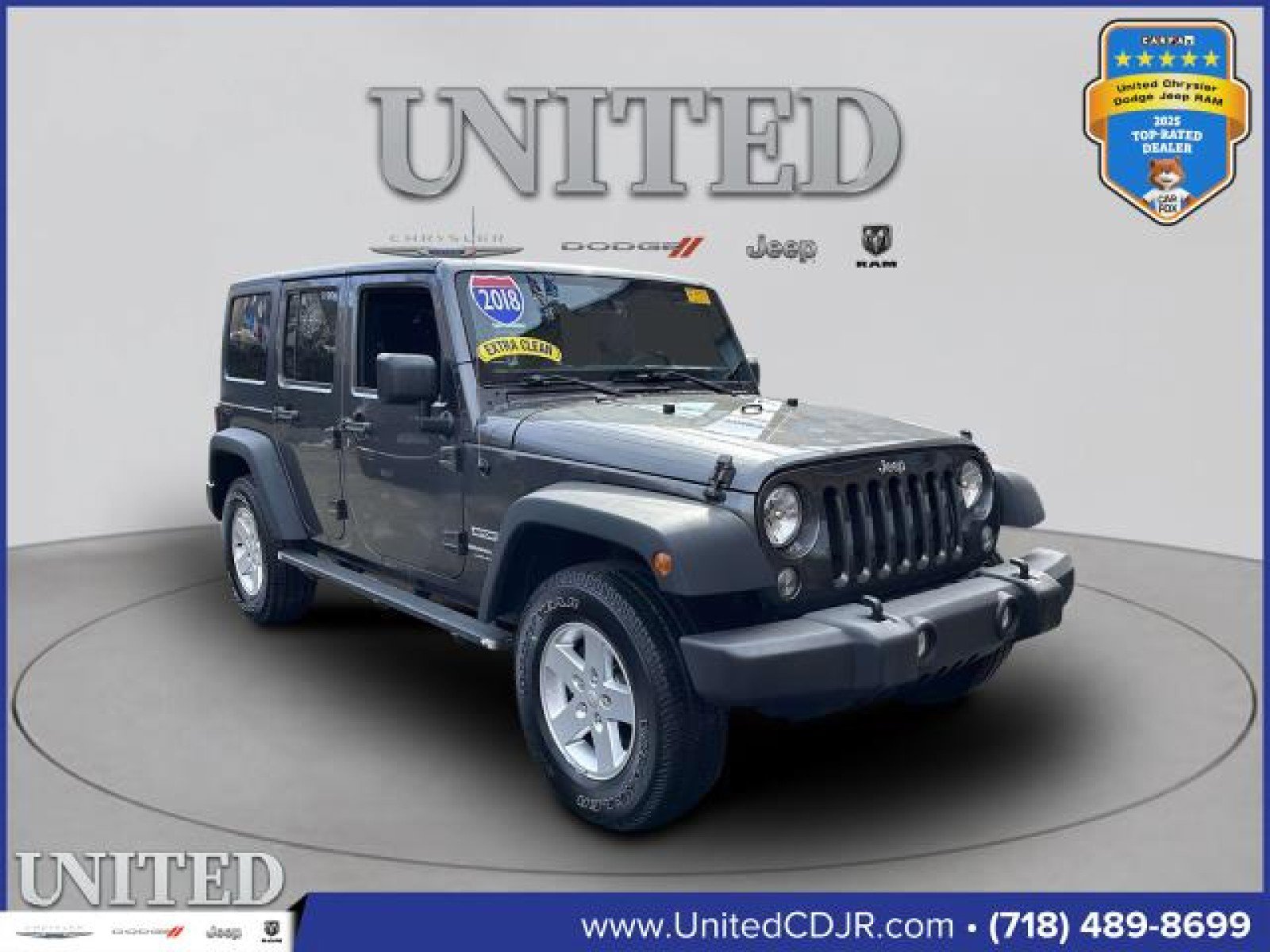 Used 2018 Jeep Wrangler Unlimited Sport S image 1