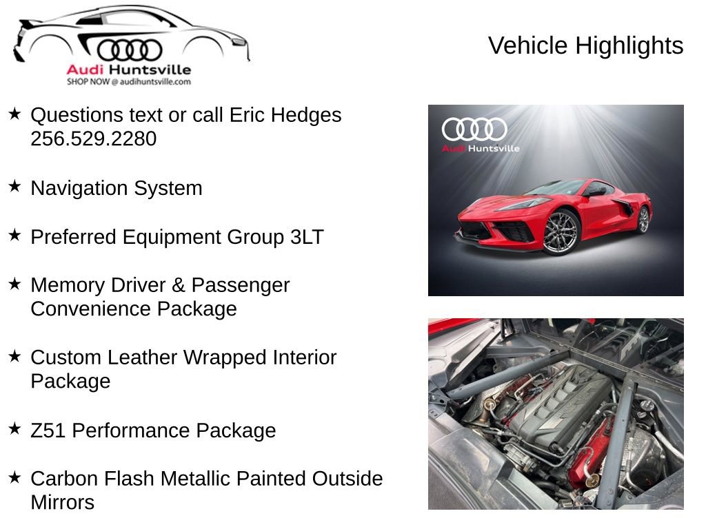 Used 2025 Chevrolet Corvette Stingray Premium Cpe w/ Z51 Performance Package image 6