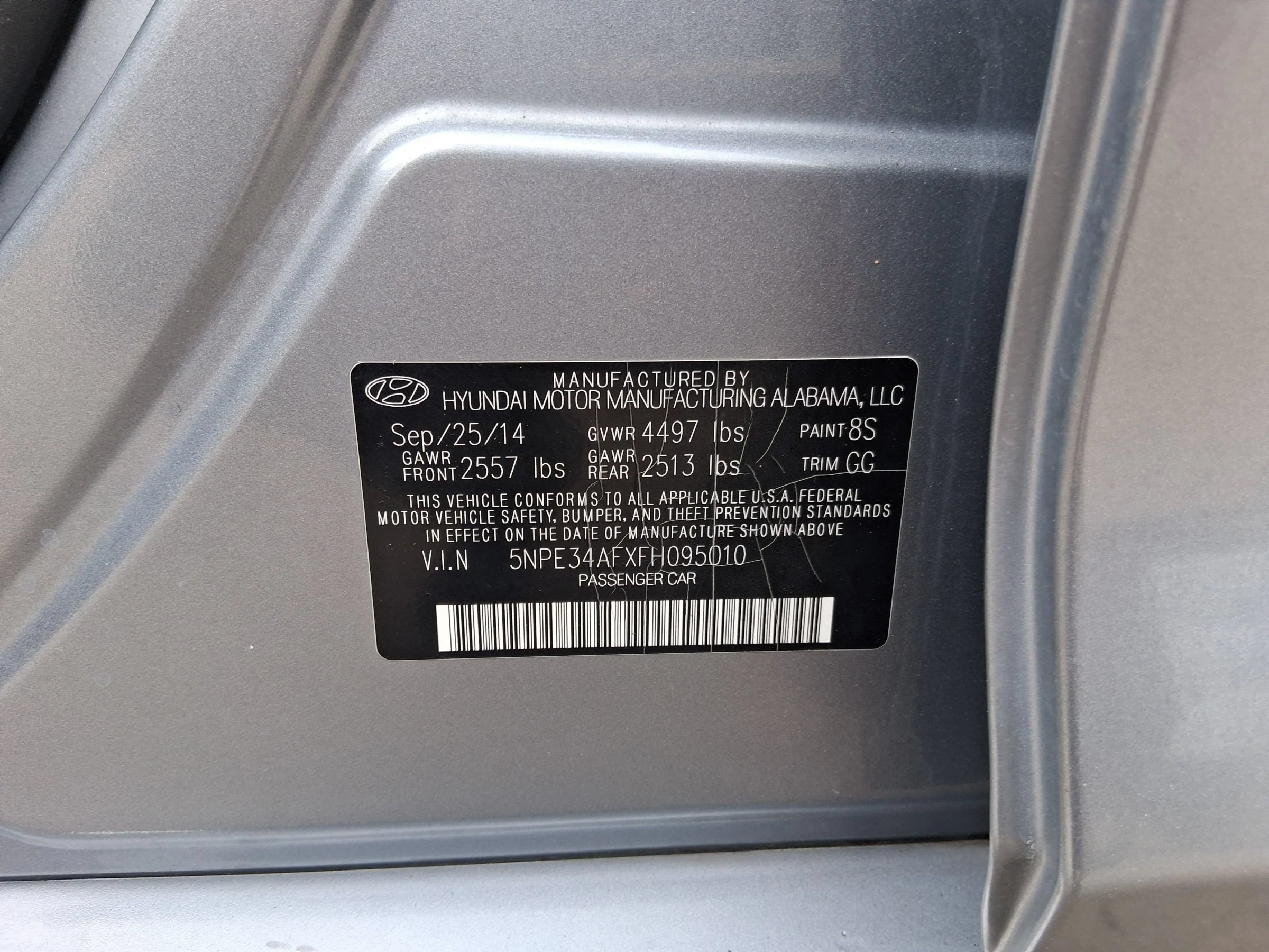 Used 2015 Hyundai Sonata Sport w/ Option Group 03 FWD image 48