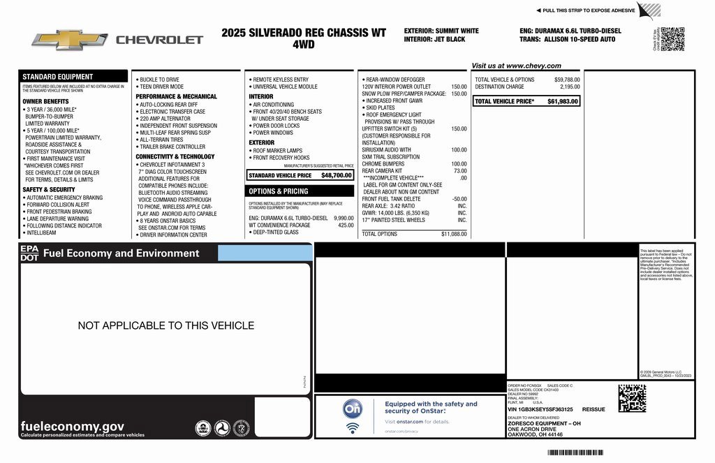 New 2025 Chevrolet Silverado 3500 W/T w/ WT Convenience Package image 4