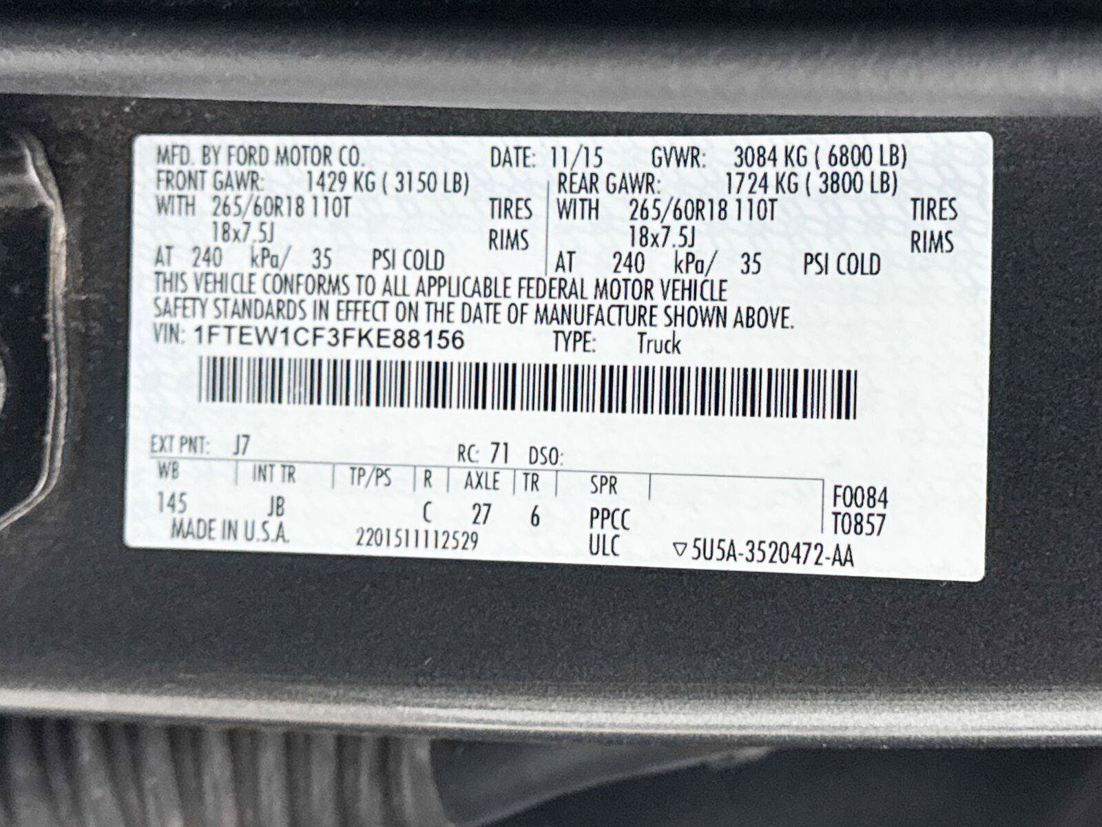 Used 2015 Ford F150 XLT w/ Equipment Group 302A Luxury RWD image 28