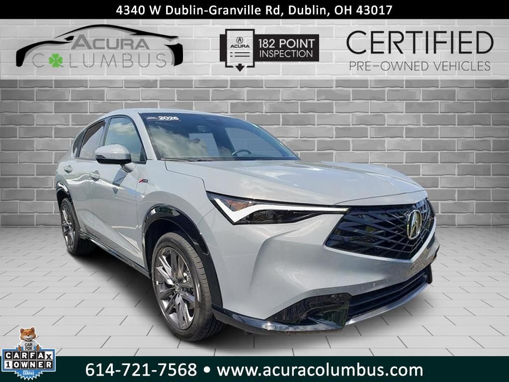 Certified 2025 Acura ADX A-Spec