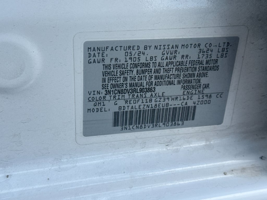 Used 2024 Nissan Versa S FWD image 27