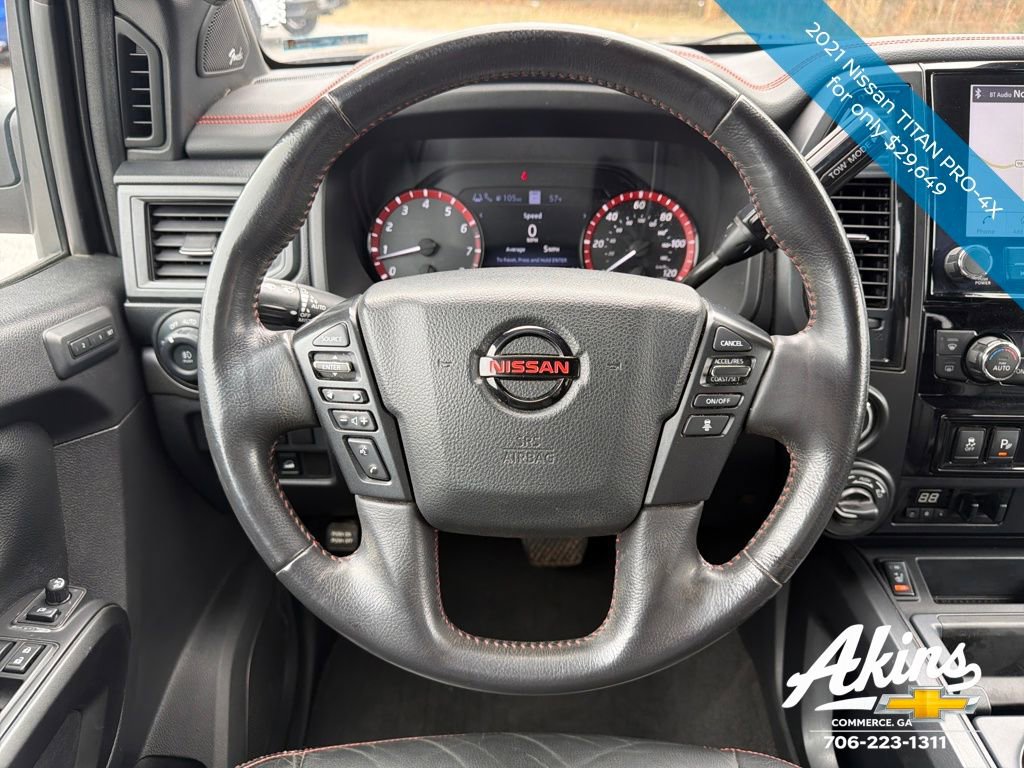 Used 2021 Nissan Titan PRO-4X w/ Pro-4x Convenience Package image 21