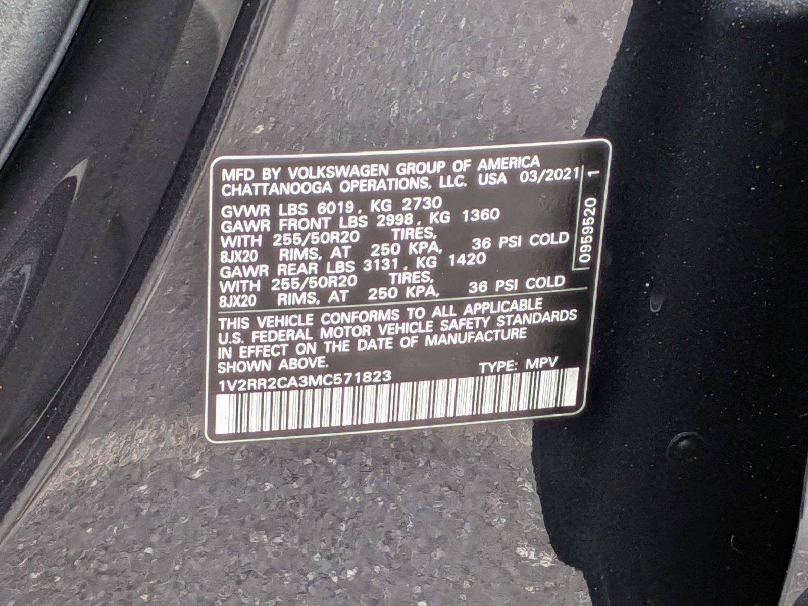 Used 2021 Volkswagen Atlas SE AWD/4WD image 10