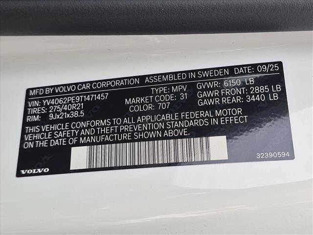 Used 2026 Volvo XC90 B6 Plus w/ Protection Package Premier AWD/4WD image 25