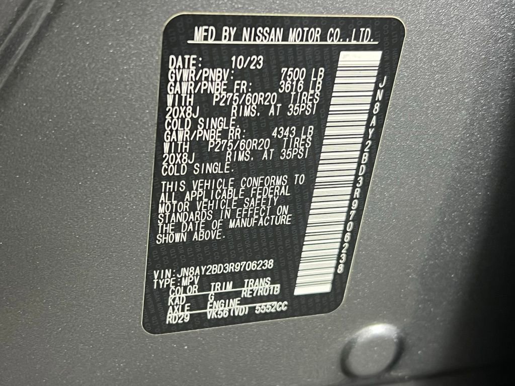 Used 2024 Nissan Armada SL image 35