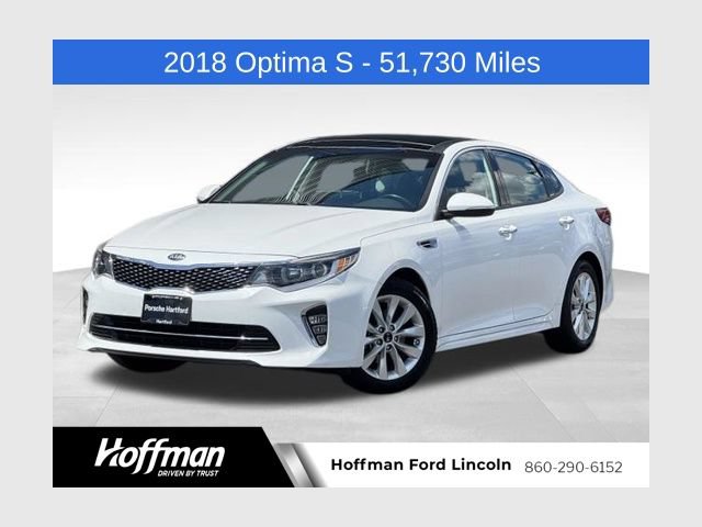 Used 2018 Kia Optima S w/ Panoramic Sunroof Package