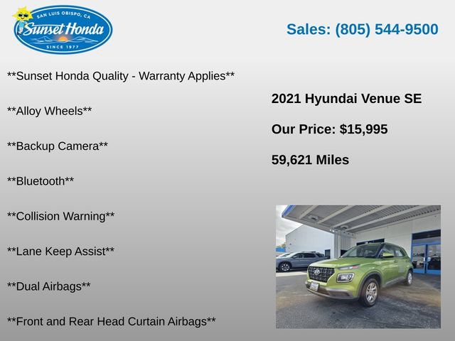 Used 2021 Hyundai Venue SE FWD image 5