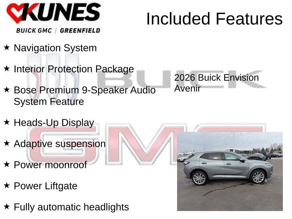 New 2026 Buick Envision Avenir image 3