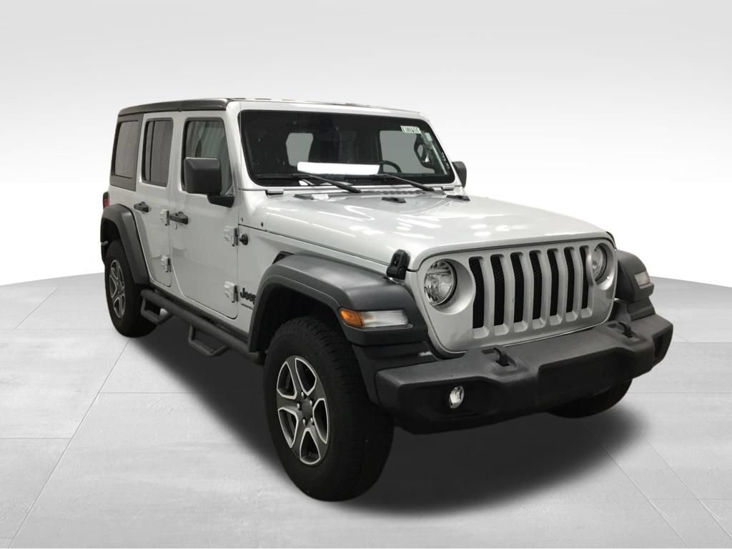 Used 2023 Jeep Wrangler Unlimited Sport w/ Uconnect 4C Nav & Sound Group AWD/4WD image 3