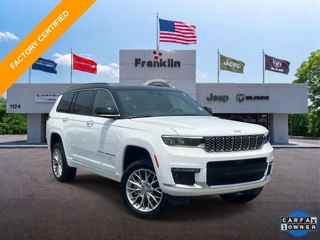Certified 2024 Jeep Grand Cherokee L Summit w/ Rear Seat Video Group I AWD/4WD image 1