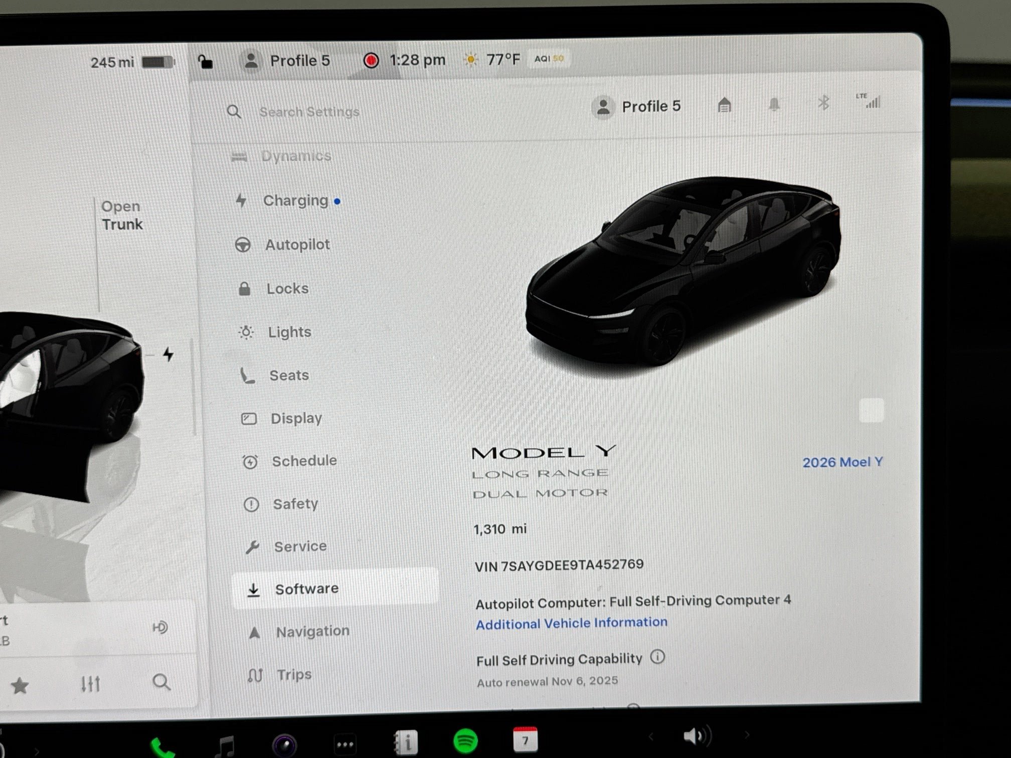 Used 2026 Tesla Model Y Long Range AWD/4WD image 40