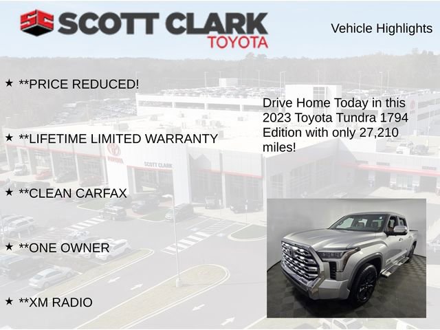 Used 2023 Toyota Tundra 1794 Edition RWD image 12