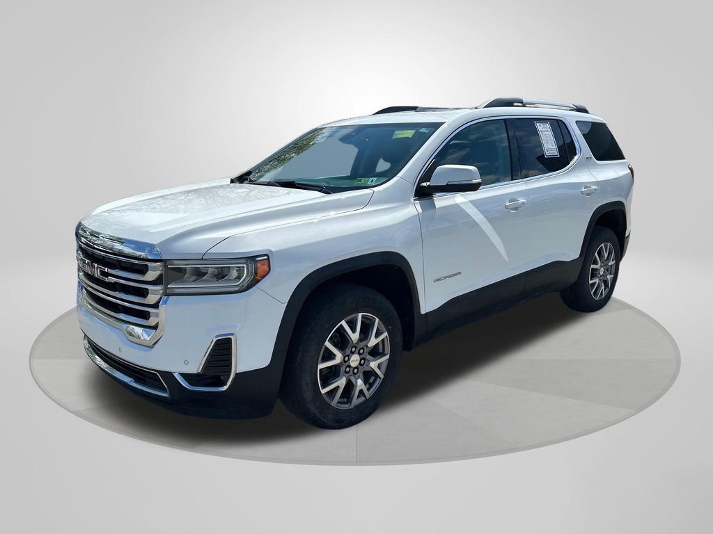 Used 2021 GMC Acadia SLT w/ LPO, Black Accent Package AWD/4WD image 2