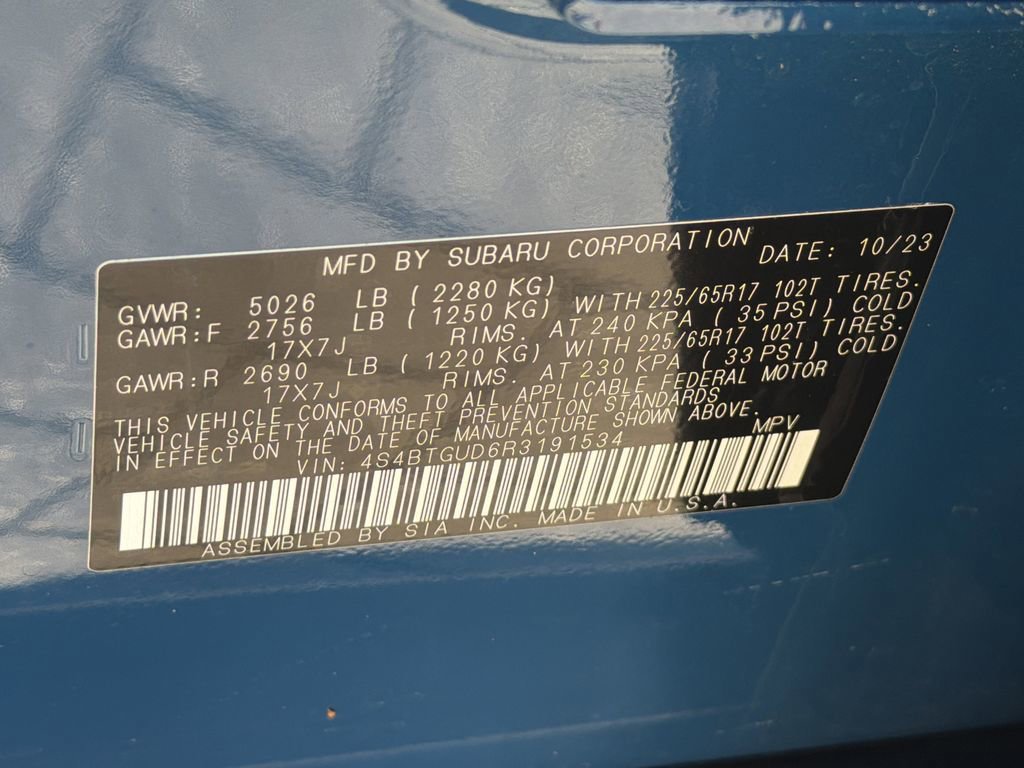 Certified 2024 Subaru Outback Wilderness AWD/4WD image 32