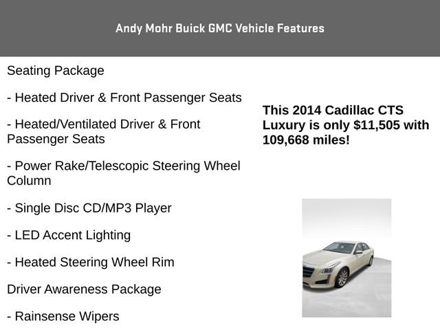 Used 2014 Cadillac CTS Luxury image 8