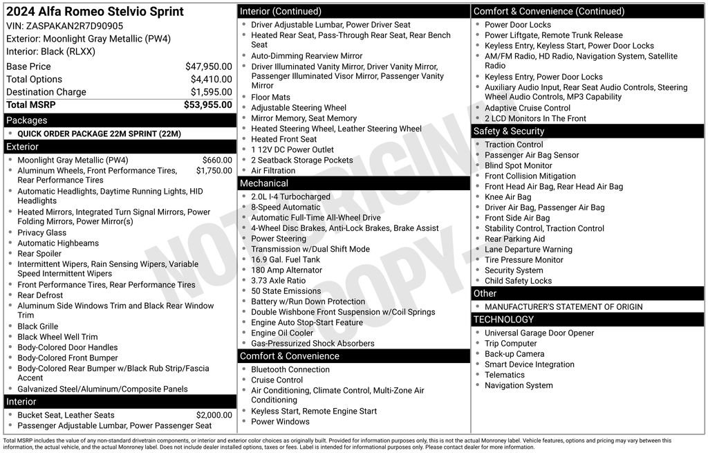 Used 2024 Alfa Romeo Stelvio Sprint image 17