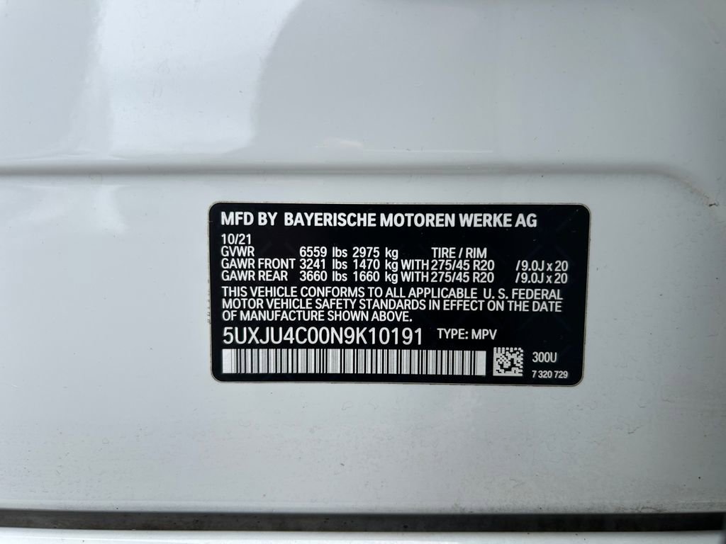 Used 2022 BMW X5 M50i w/ Premium Package image 34