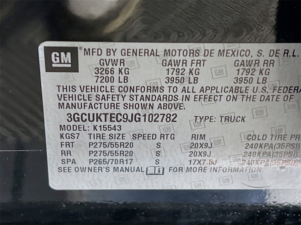 Used 2018 Chevrolet Silverado 1500 High Country image 26