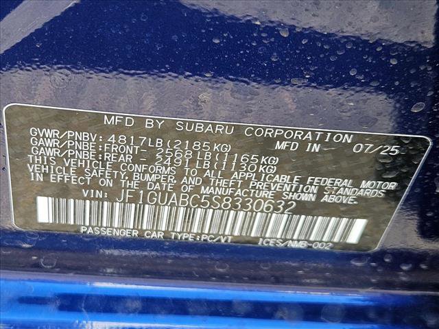 New 2025 Subaru Impreza 2.0i w/ Popular Package #1A image 17