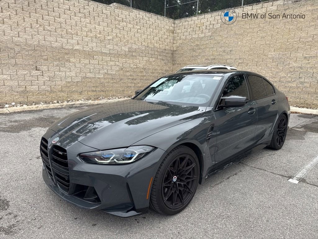 Used 2022 BMW M3 w/ M Carbon Exterior Package RWD image 1