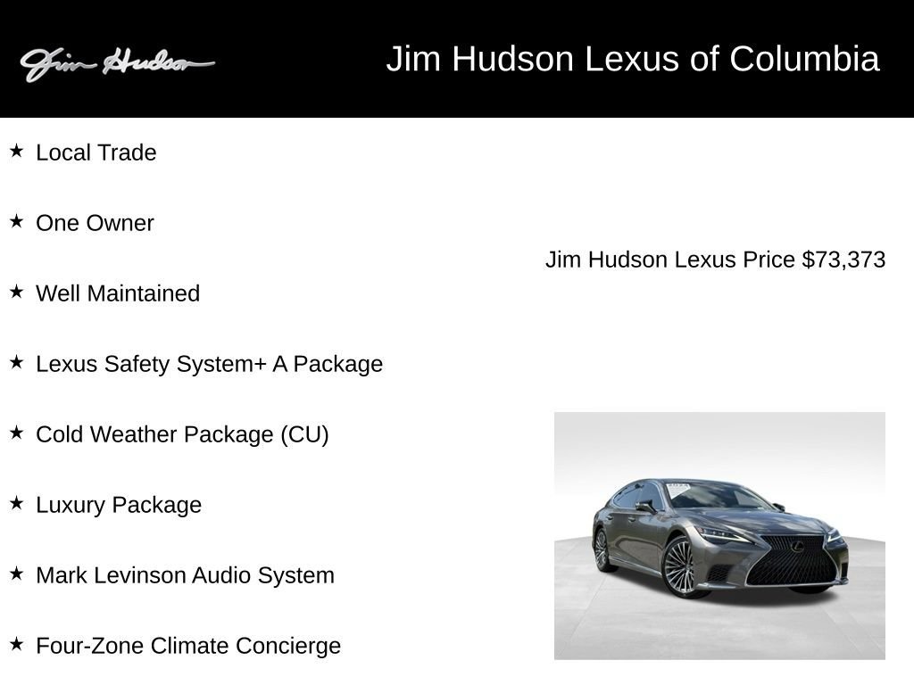 Certified 2024 Lexus LS 500 w/ Luxury Package RWD image 4
