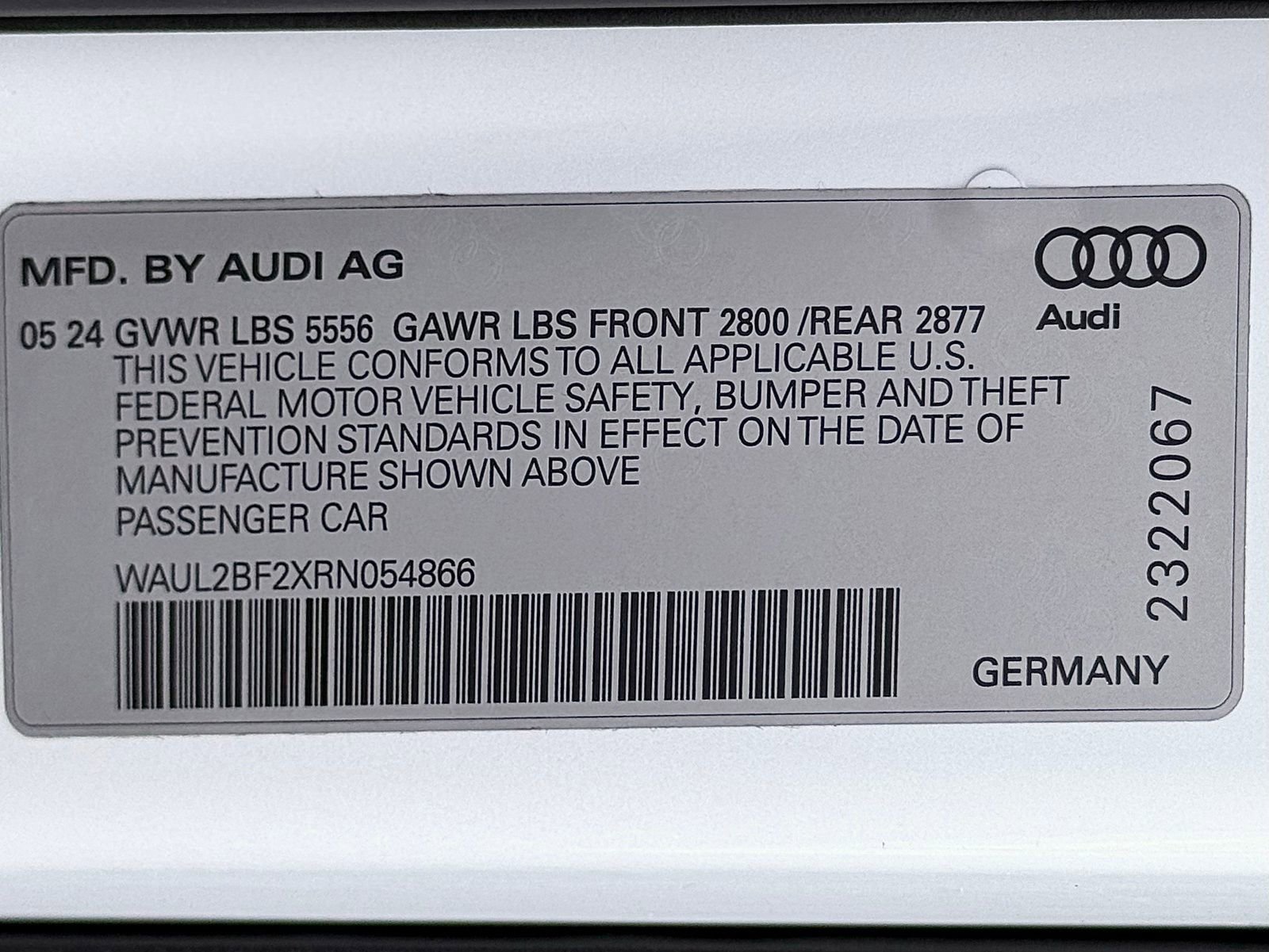 Used 2024 Audi A6 Premium Plus AWD/4WD image 55