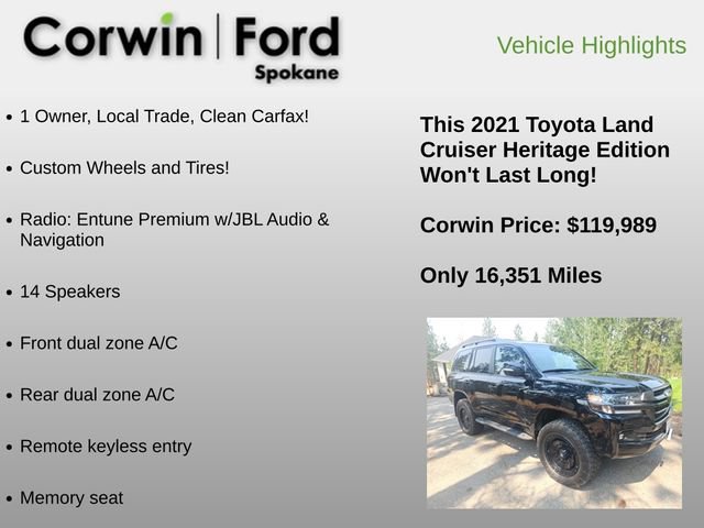 Used 2021 Toyota Land Cruiser Heritage Edition AWD/4WD image 6