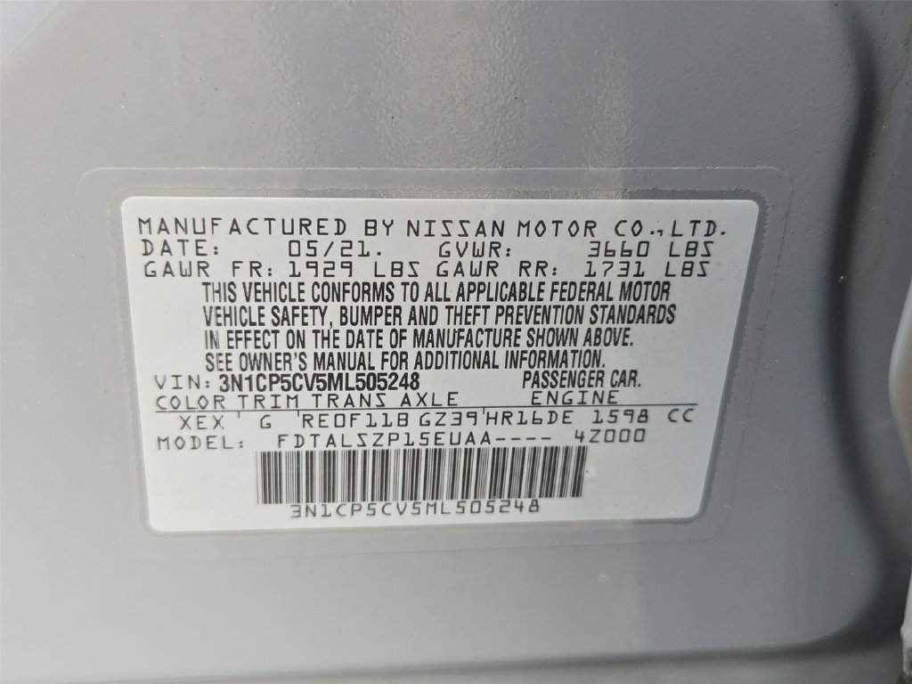 Used 2021 Nissan Kicks SV FWD image 24