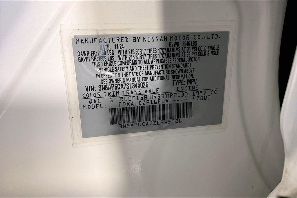 Certified 2025 Nissan Kicks SV image 42