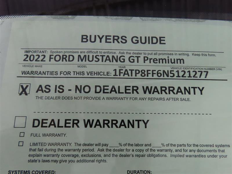 Used 2022 Ford Mustang GT Premium w/ California Special Package image 34