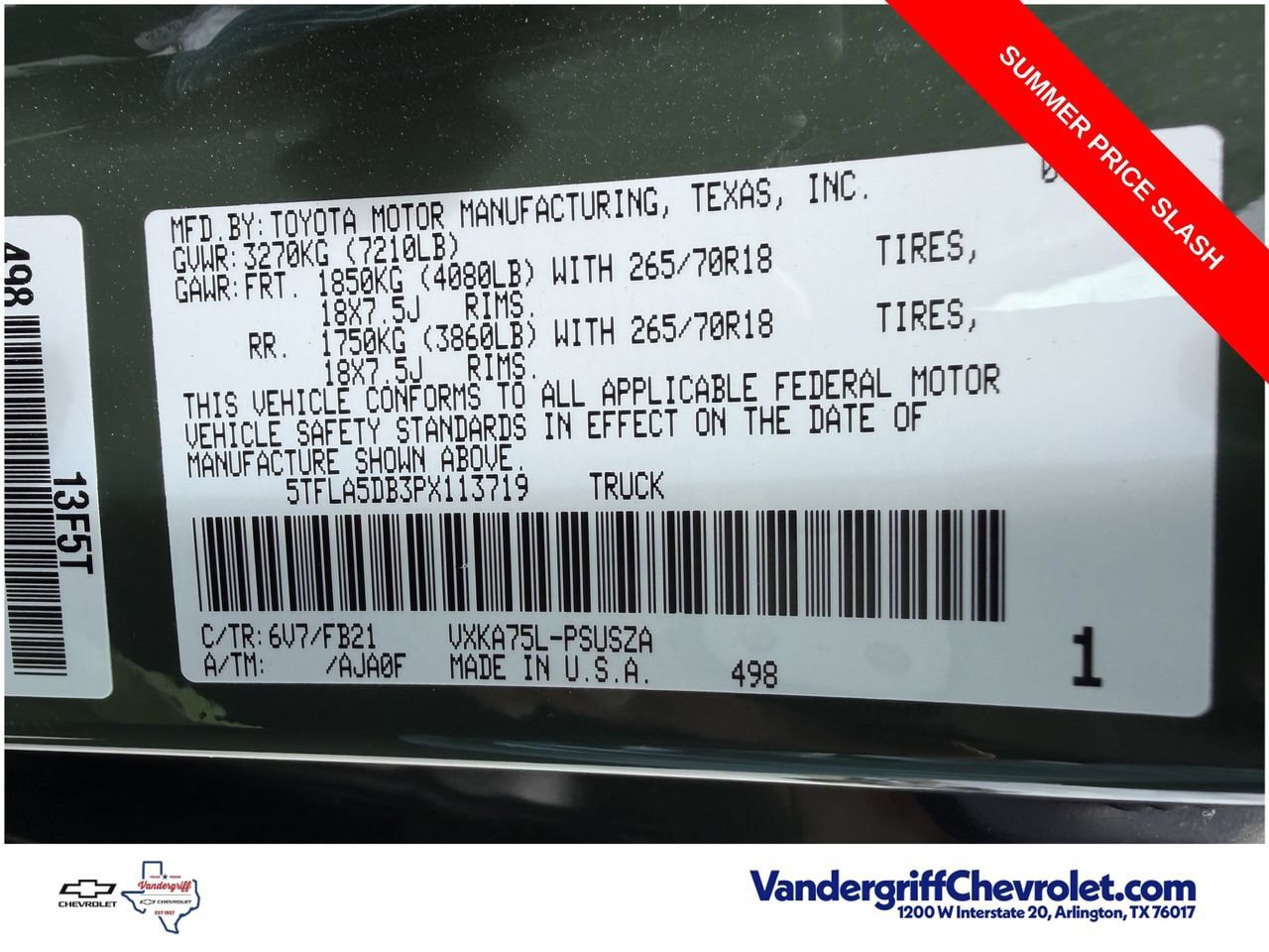 Used 2023 Toyota Tundra SR5 w/ TRD Off-Road Package AWD/4WD image 28