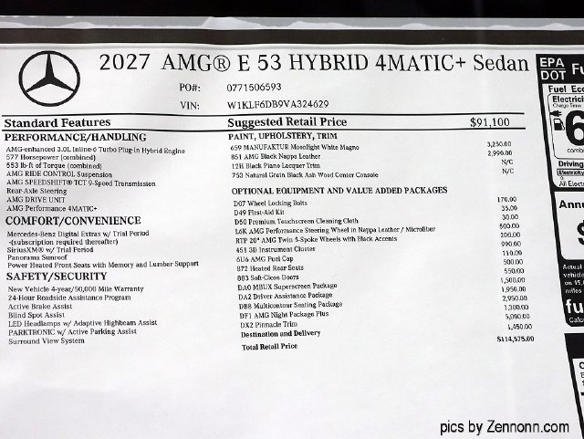 New 2027 Mercedes-Benz E 53 AMG e 4MATIC Sedan image 32