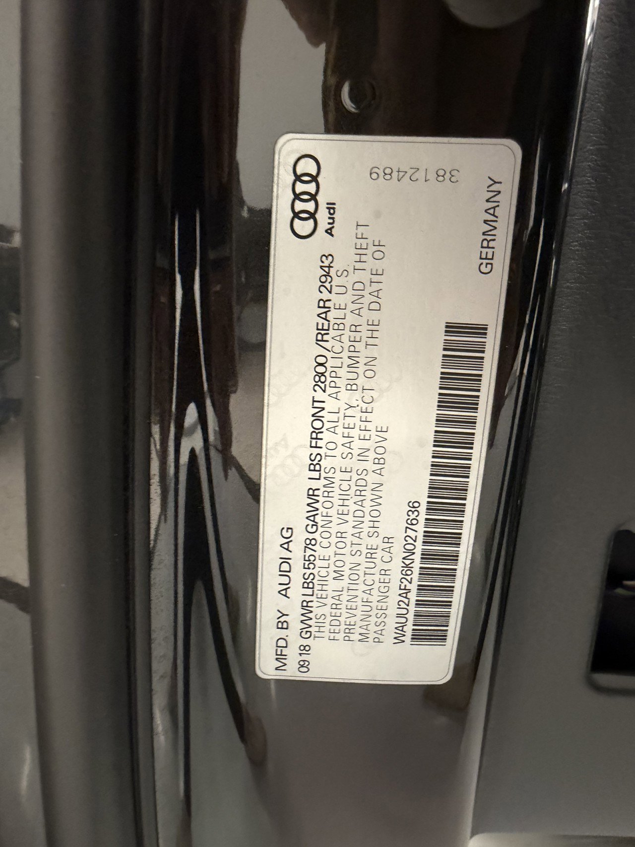 Used 2019 Audi A7 3.0T Premium Plus w/ Premium Plus Package image 54