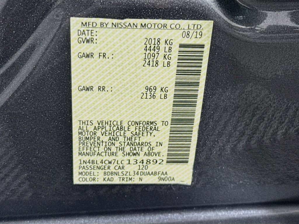 Used 2020 Nissan Altima 2.5 SR w/ Premium Package AWD/4WD image 35