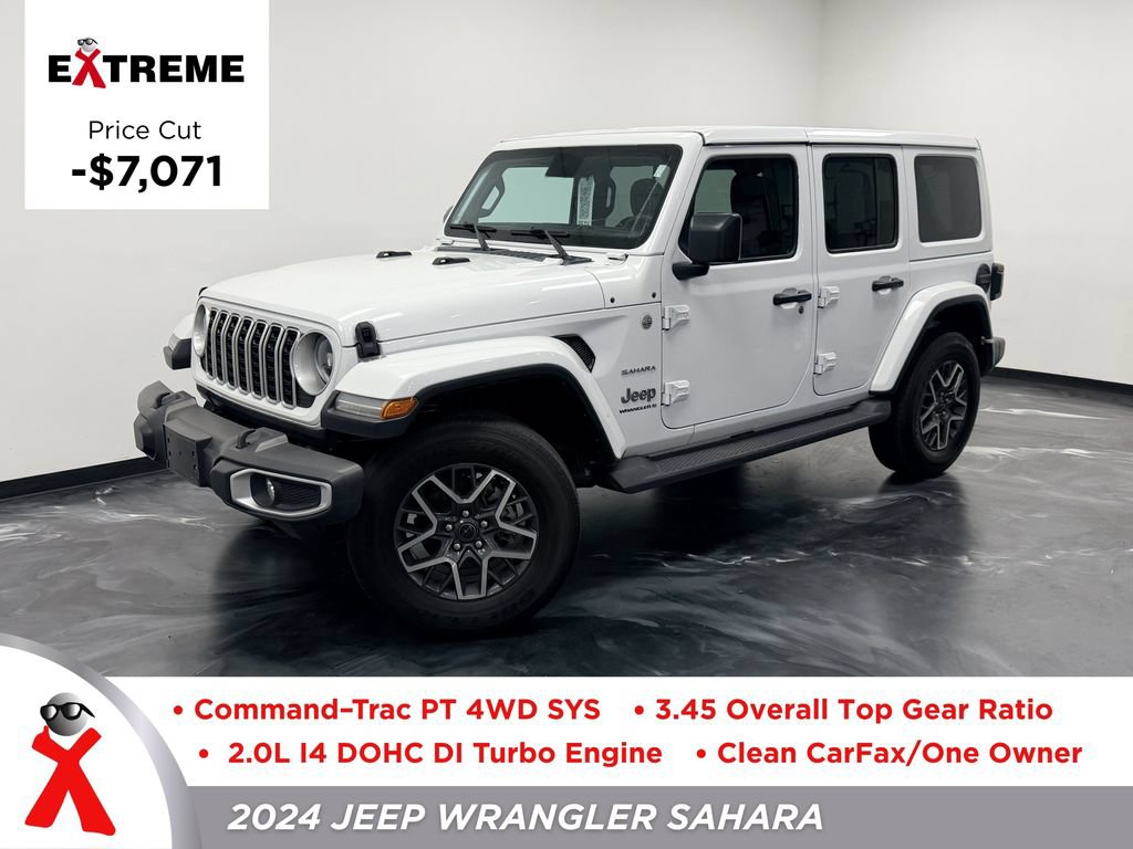 Used 2024 Jeep Wrangler Unlimited Sahara AWD/4WD image 1
