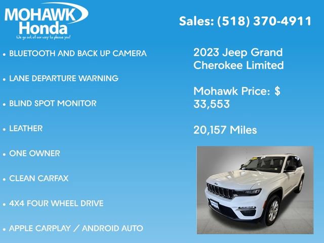 Used 2023 Jeep Grand Cherokee Limited AWD/4WD image 7