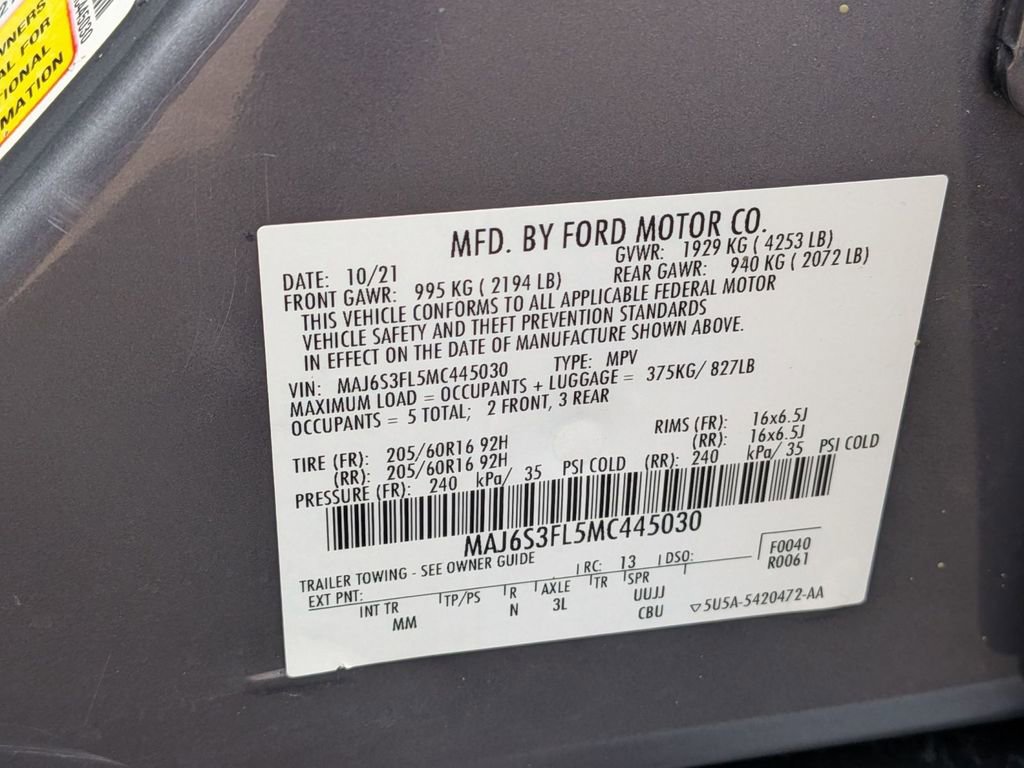 Used 2021 Ford EcoSport S AWD/4WD image 36