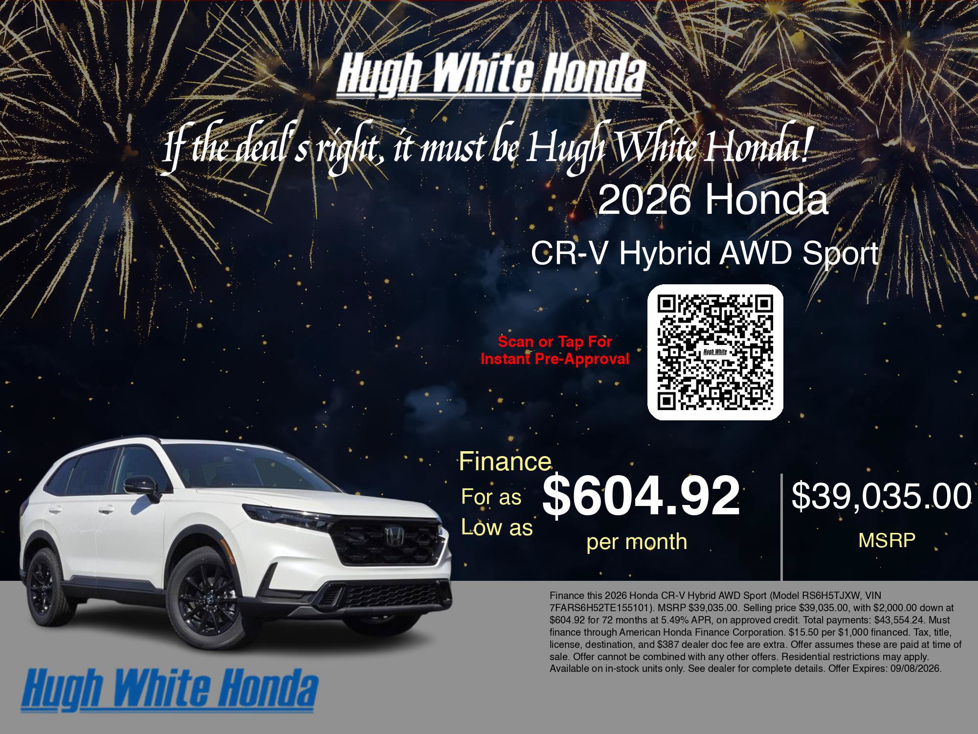 New 2026 Honda CR-V Sport image 7
