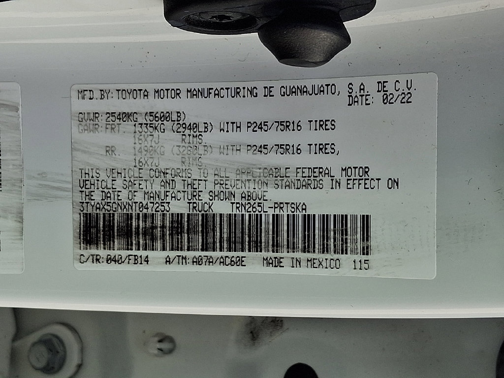 Used 2022 Toyota Tacoma SR w/ SR Convenience Package RWD image 30