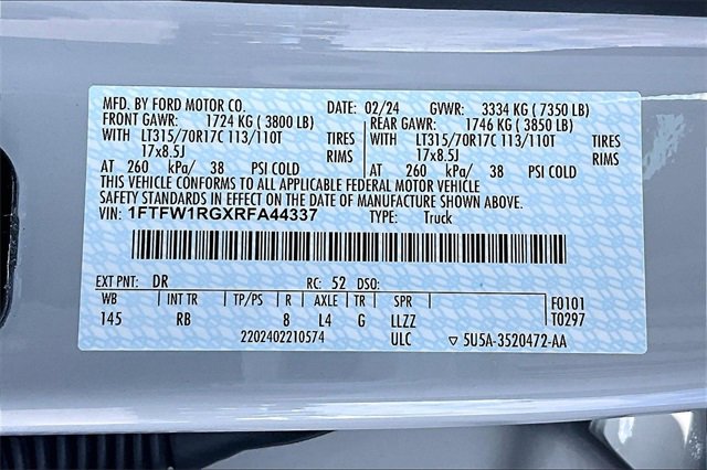 Used 2024 Ford F150 Raptor image 34