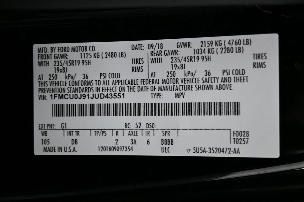 Used 2018 Ford Escape Titanium image 43