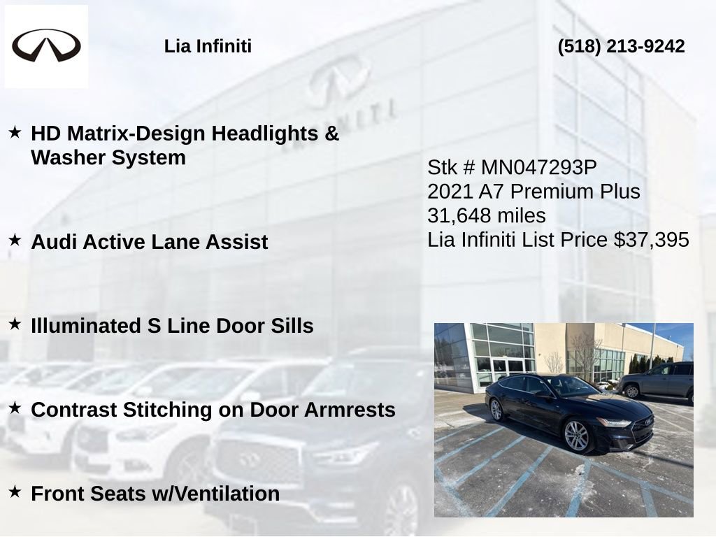 Used 2021 Audi A7 3.0T Premium Plus w/ Premium Plus image 10