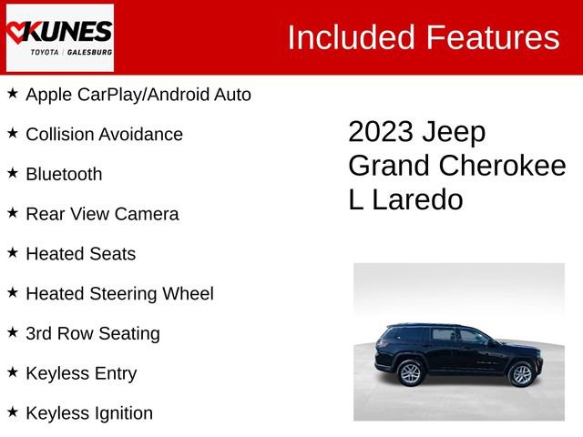 Used 2023 Jeep Grand Cherokee L Laredo AWD/4WD image 2