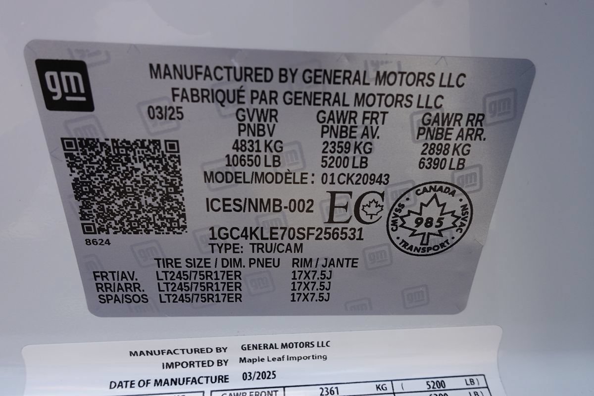 Used 2025 Chevrolet Silverado 2500 W/T AWD/4WD image 18